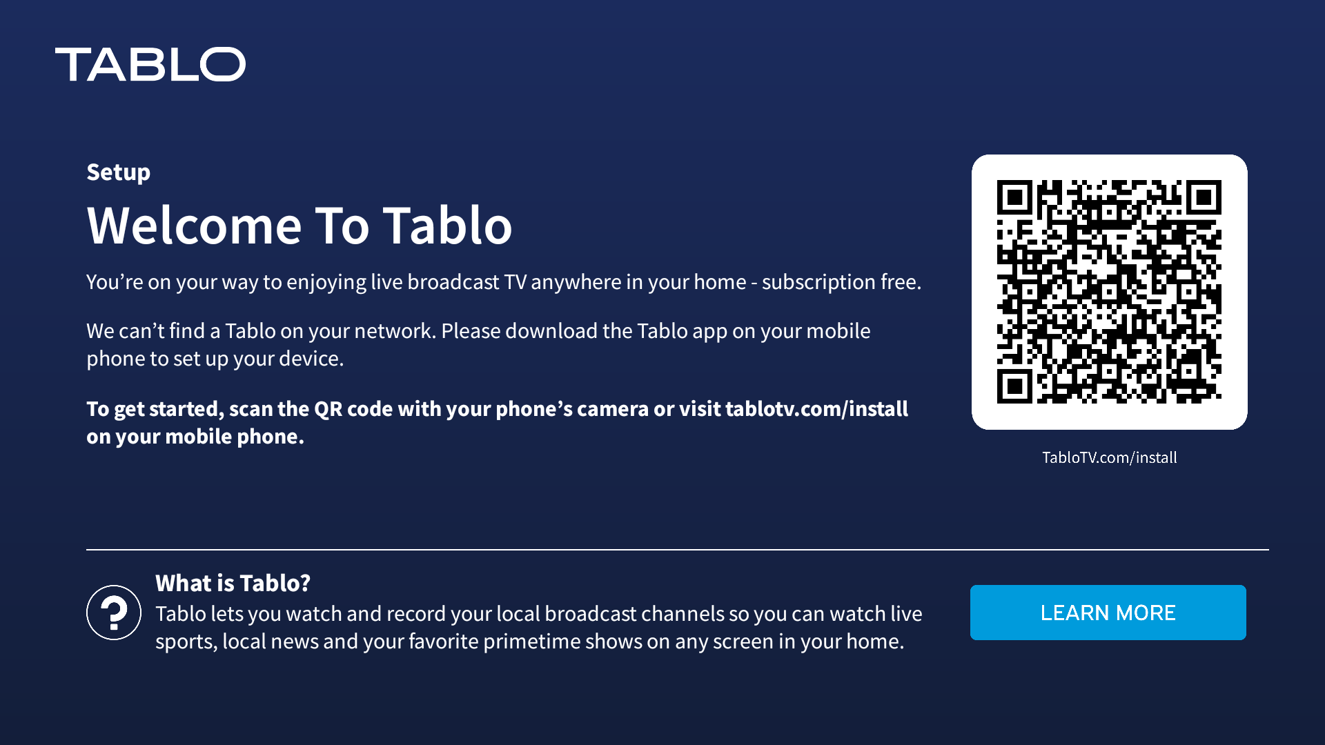 How to Connect and Watch Tablo on Your Television Tablo